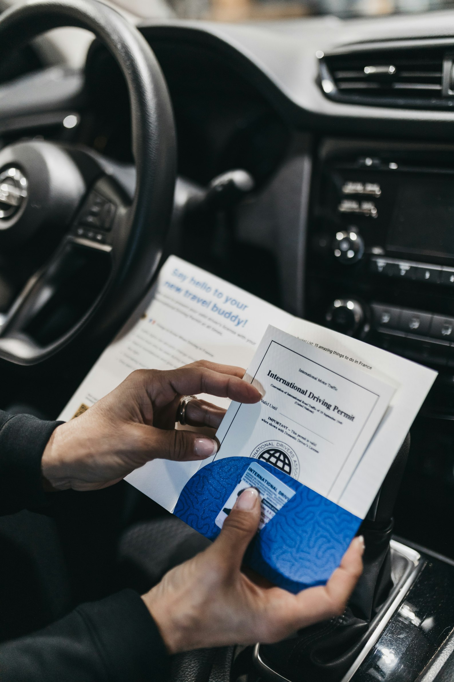 International Driving Permit booklet